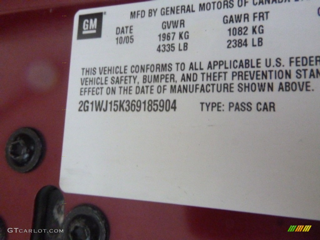 2006 Monte Carlo LS - Sport Red Metallic / Gray photo #16