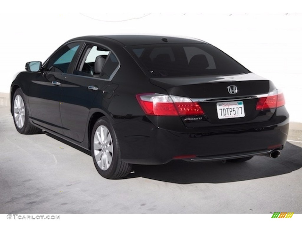 2014 Crystal Black Pearl Honda Accord EXL Sedan 118136065 Photo 2