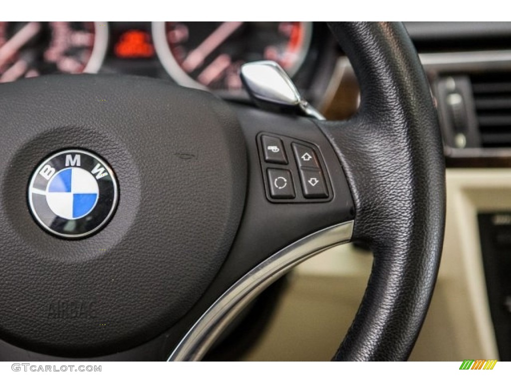 2009 3 Series 335i Coupe - Monaco Blue Metallic / Cream Beige Dakota Leather photo #17