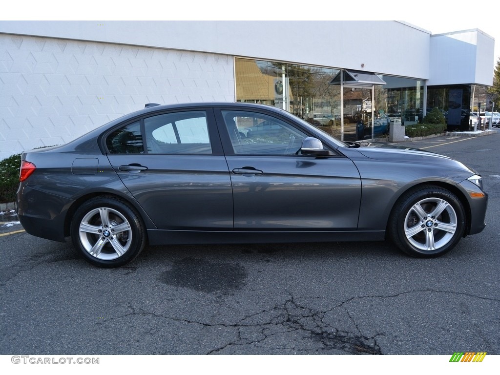 2014 3 Series 328i xDrive Sedan - Mineral Grey Metallic / Black photo #2