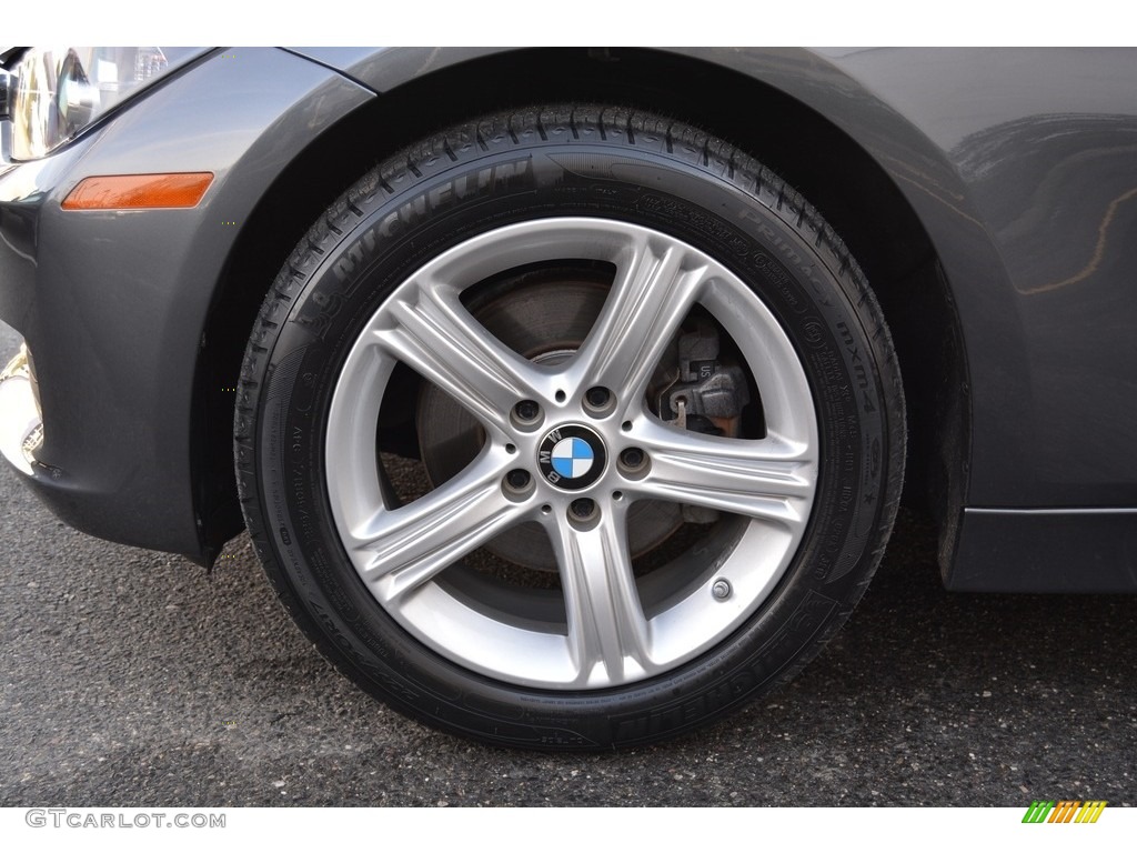 2014 3 Series 328i xDrive Sedan - Mineral Grey Metallic / Black photo #32