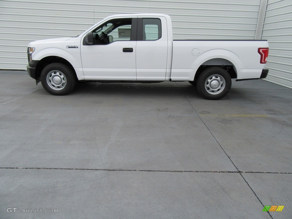 2017 F150 XL SuperCab - Oxford White / Earth Gray photo #6