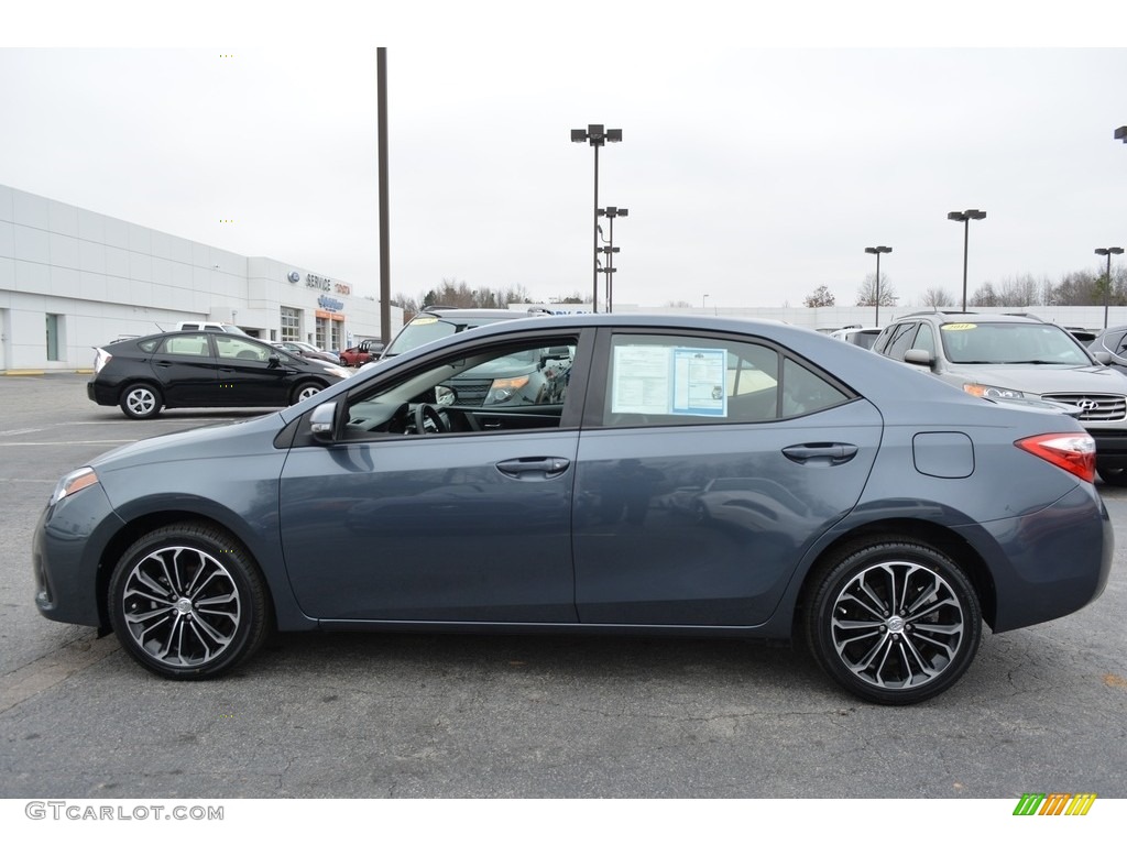 2014 Corolla S - Slate Metallic / Steel Blue photo #5