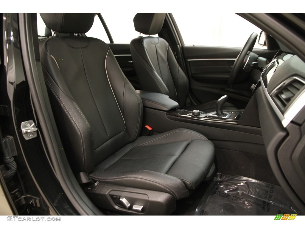 Black Interior 2016 BMW 3 Series 328i xDrive Sedan Photo #118153401