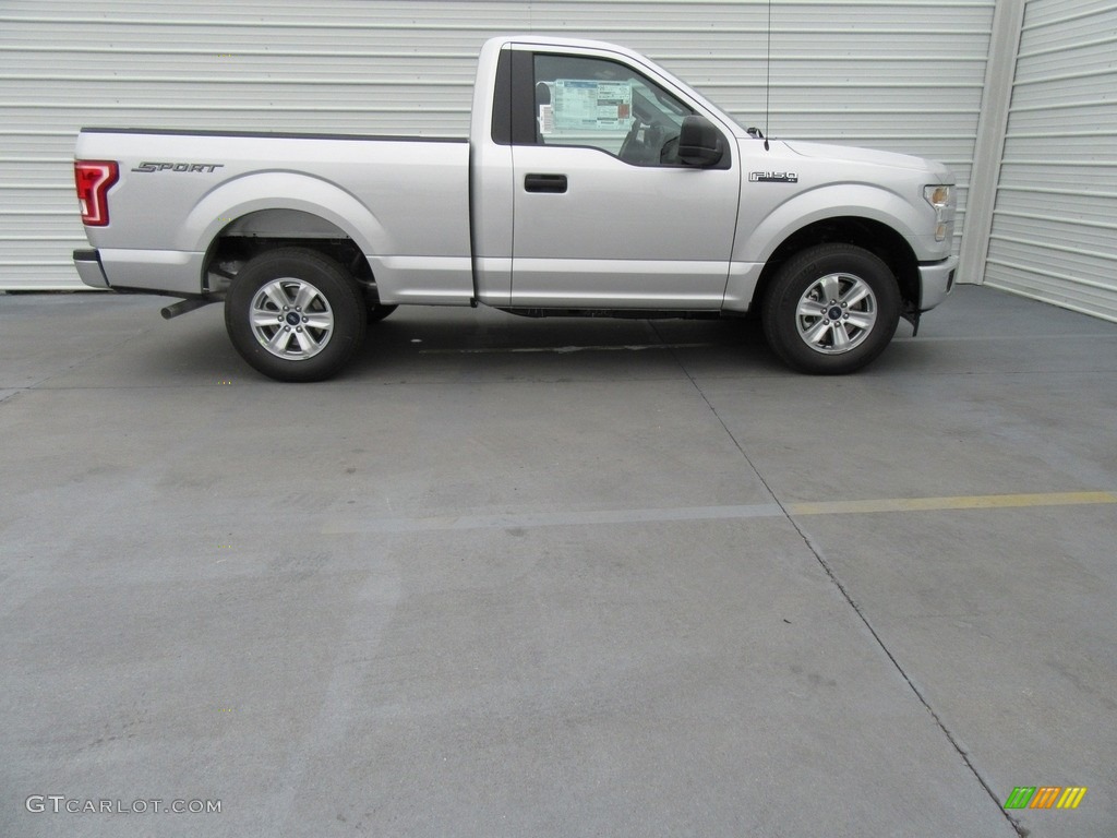 2017 F150 XL Regular Cab - Ingot Silver / Earth Gray photo #3