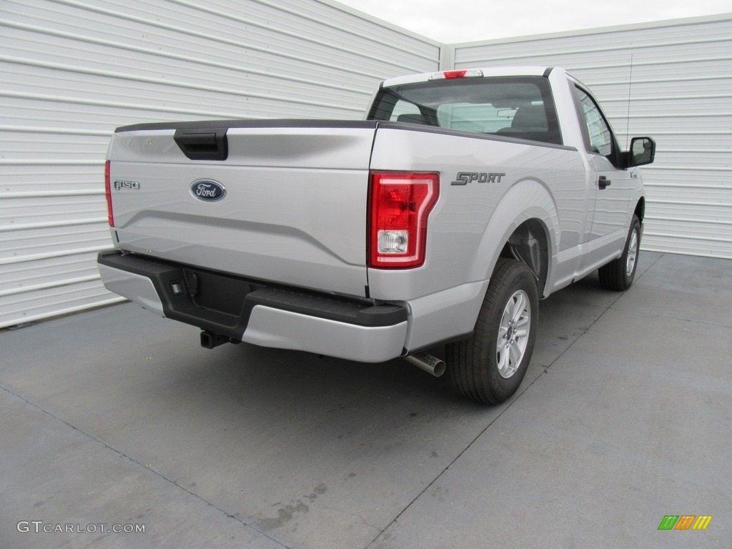 2017 F150 XL Regular Cab - Ingot Silver / Earth Gray photo #4