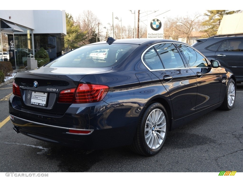 2016 5 Series 528i xDrive Sedan - Imperial Blue Metallic / Mocha photo #3