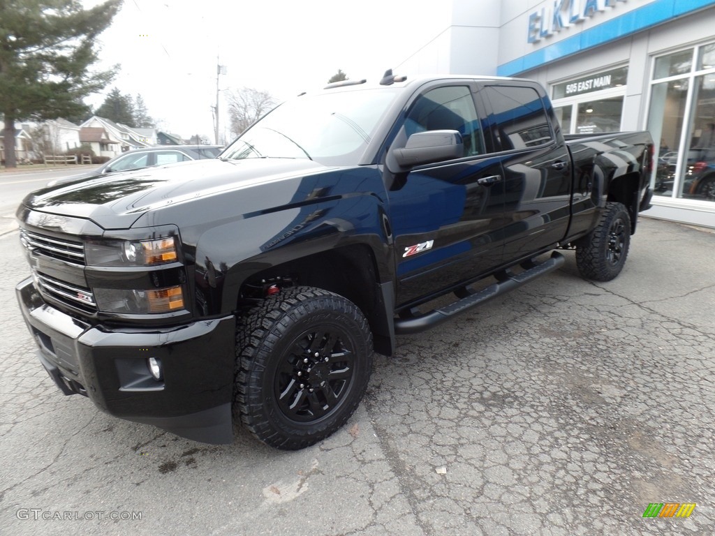 2017 Silverado 2500HD LT Crew Cab 4x4 - Black / Jet Black photo #4