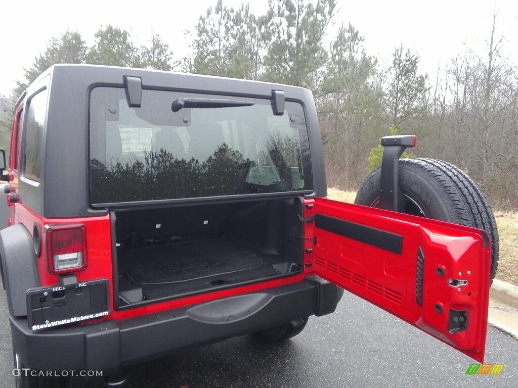 2017 Wrangler Unlimited Sport 4x4 - Firecracker Red / Black photo #9