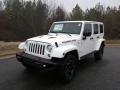 2017 Bright White Jeep Wrangler Unlimited Rubicon Hard Rock 4x4  photo #2