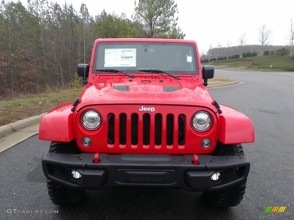 Firecracker Red 2017 Jeep Wrangler Unlimited Rubicon Hard Rock 4x4 Exterior Photo #118156161