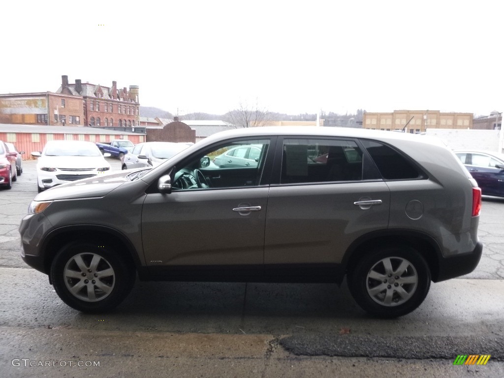 2012 Sorento LX AWD - Titanium Silver / Black photo #6