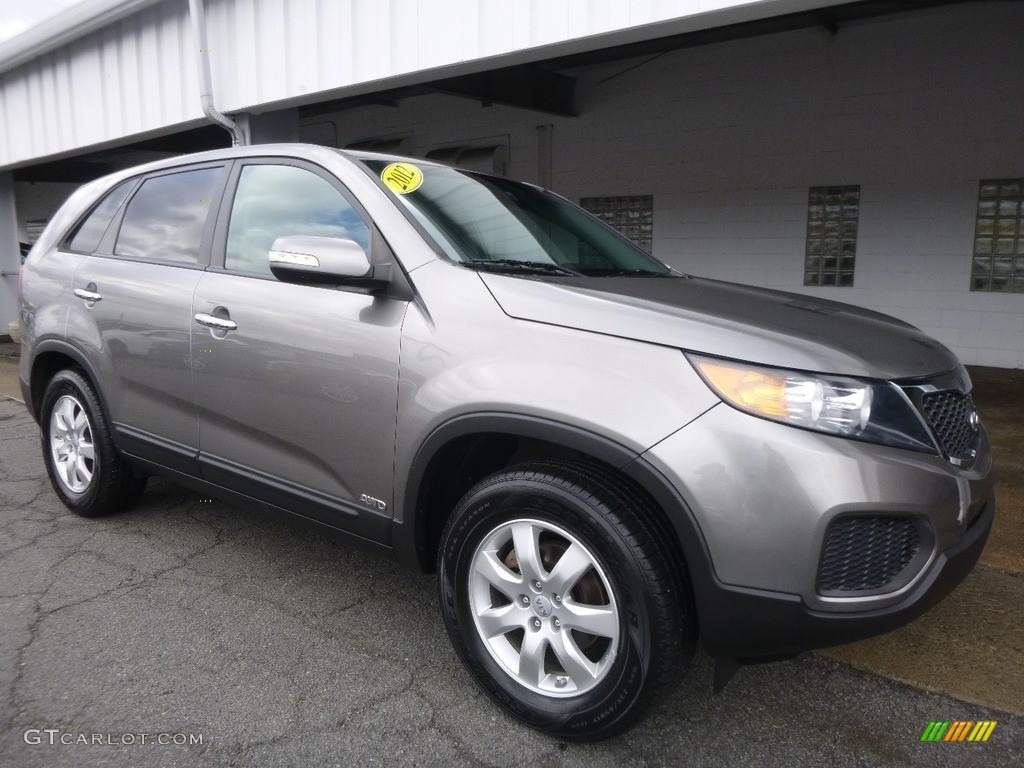 2012 Sorento LX AWD - Titanium Silver / Black photo #9