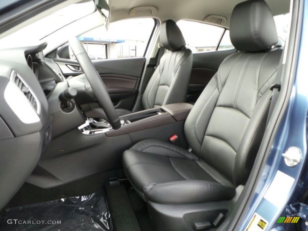 2017 MAZDA3 Touring 4 Door - Eternal Blue Mica / Black photo #5