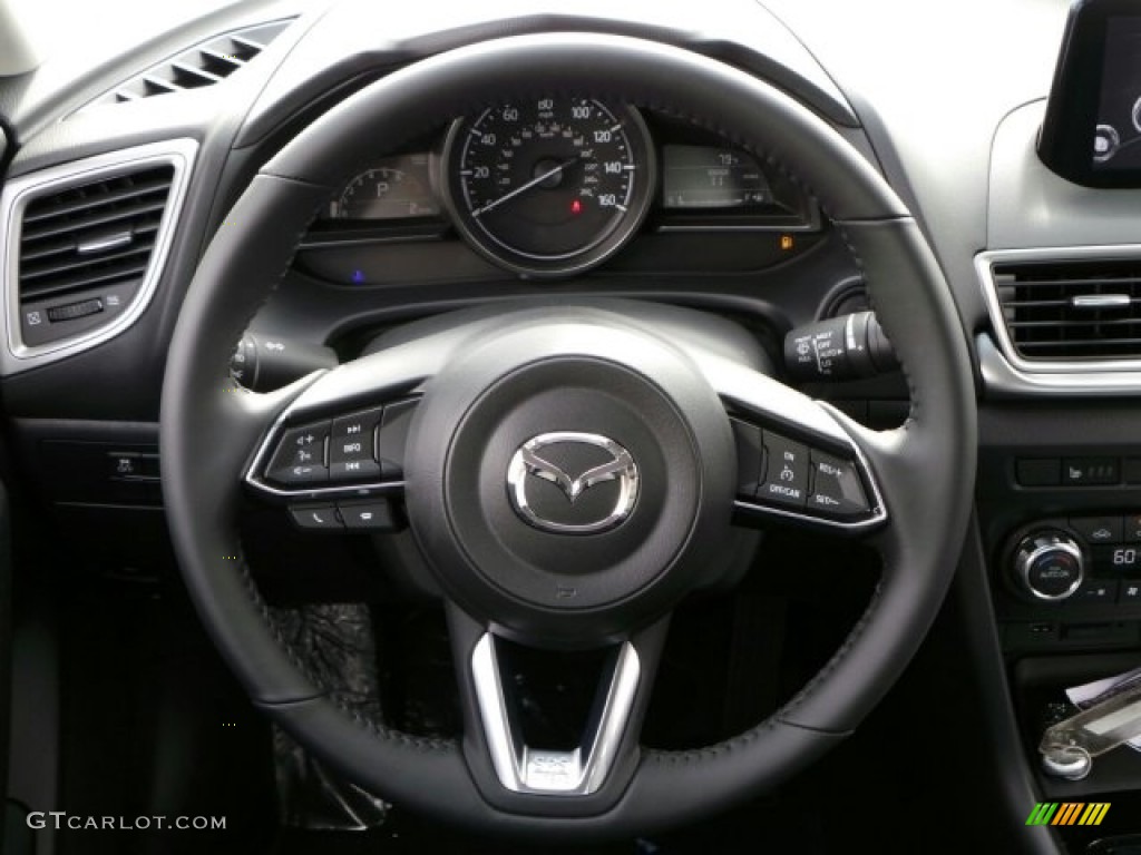 2017 MAZDA3 Touring 4 Door - Eternal Blue Mica / Black photo #6