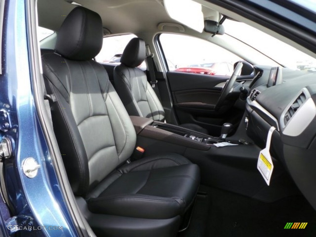 2017 MAZDA3 Touring 4 Door - Eternal Blue Mica / Black photo #10