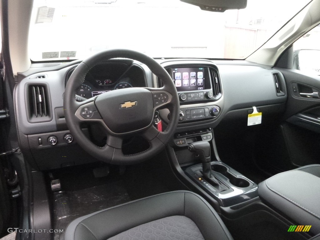 Jet Black Interior 2017 Chevrolet Colorado Z71 Crew Cab 4x4 Photo #118157841
