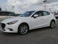Snowflake White Pearl Mica 2017 Mazda MAZDA3 Grand Touring 5 Door Exterior