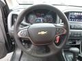 Jet Black 2017 Chevrolet Colorado Z71 Crew Cab 4x4 Steering Wheel