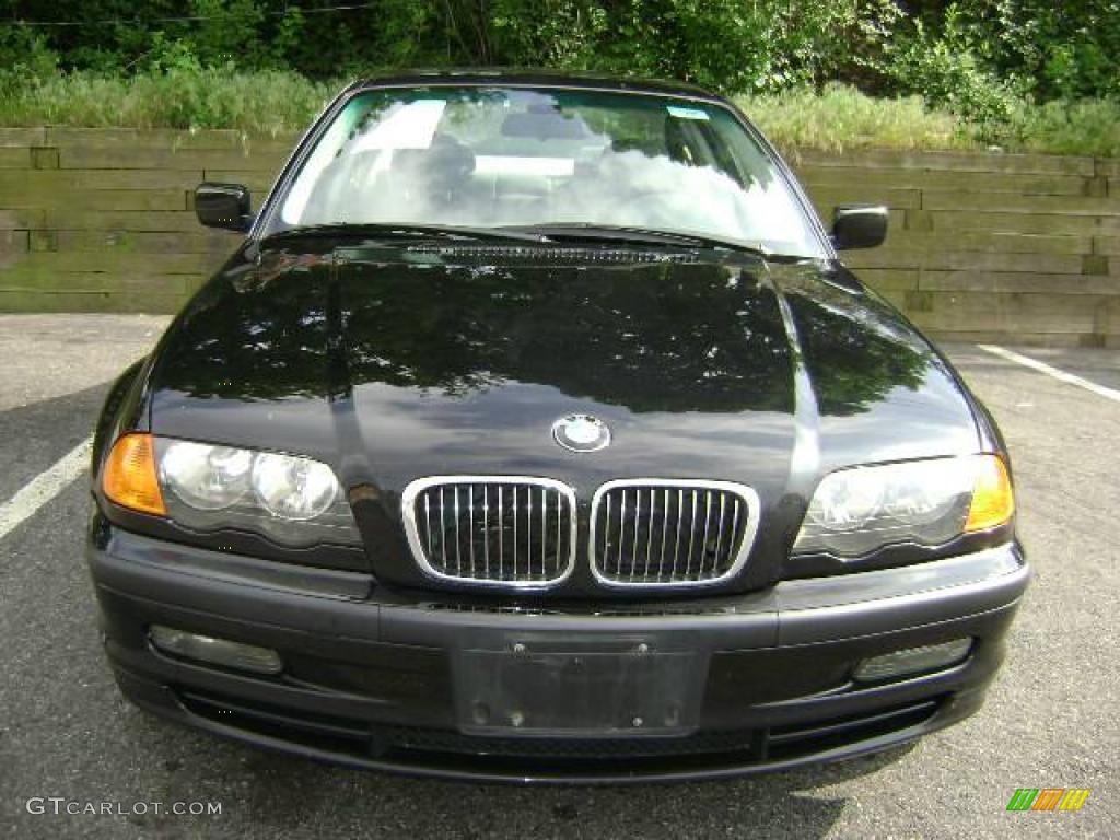 1999 3 Series 328i Sedan - Jet Black / Grey photo #2