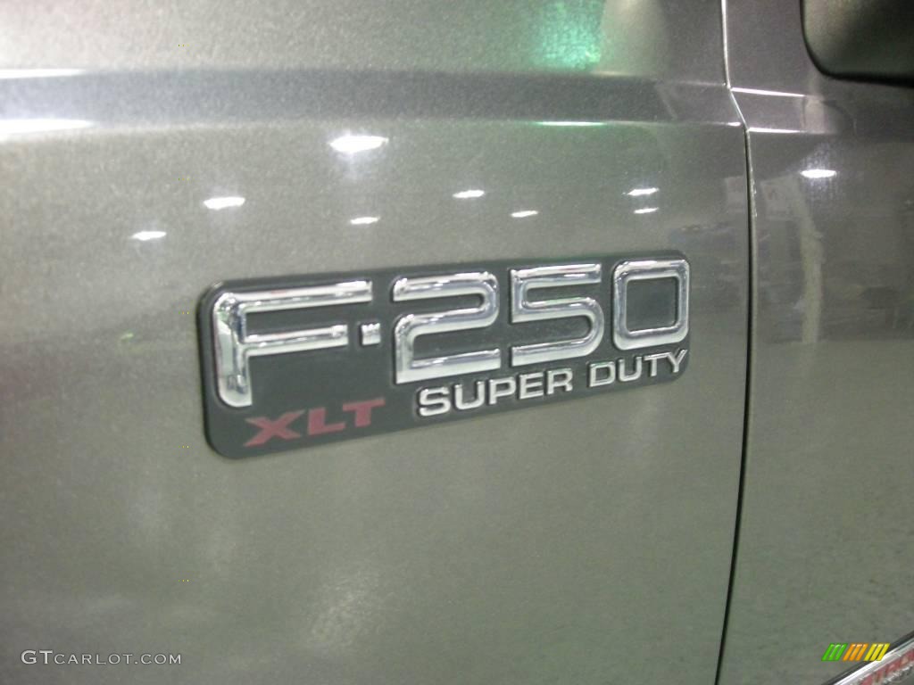 2004 F250 Super Duty XLT Crew Cab - Dark Shadow Grey Metallic / Medium Flint photo #10