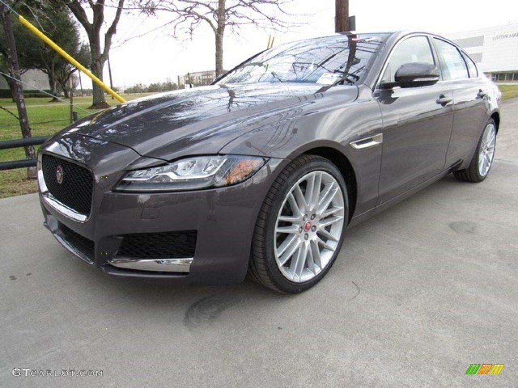 Tempest Grey 2017 Jaguar XF 35t Prestige Exterior Photo #118160475