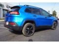 2017 Hydro Blue Pearl Jeep Cherokee Sport  photo #7