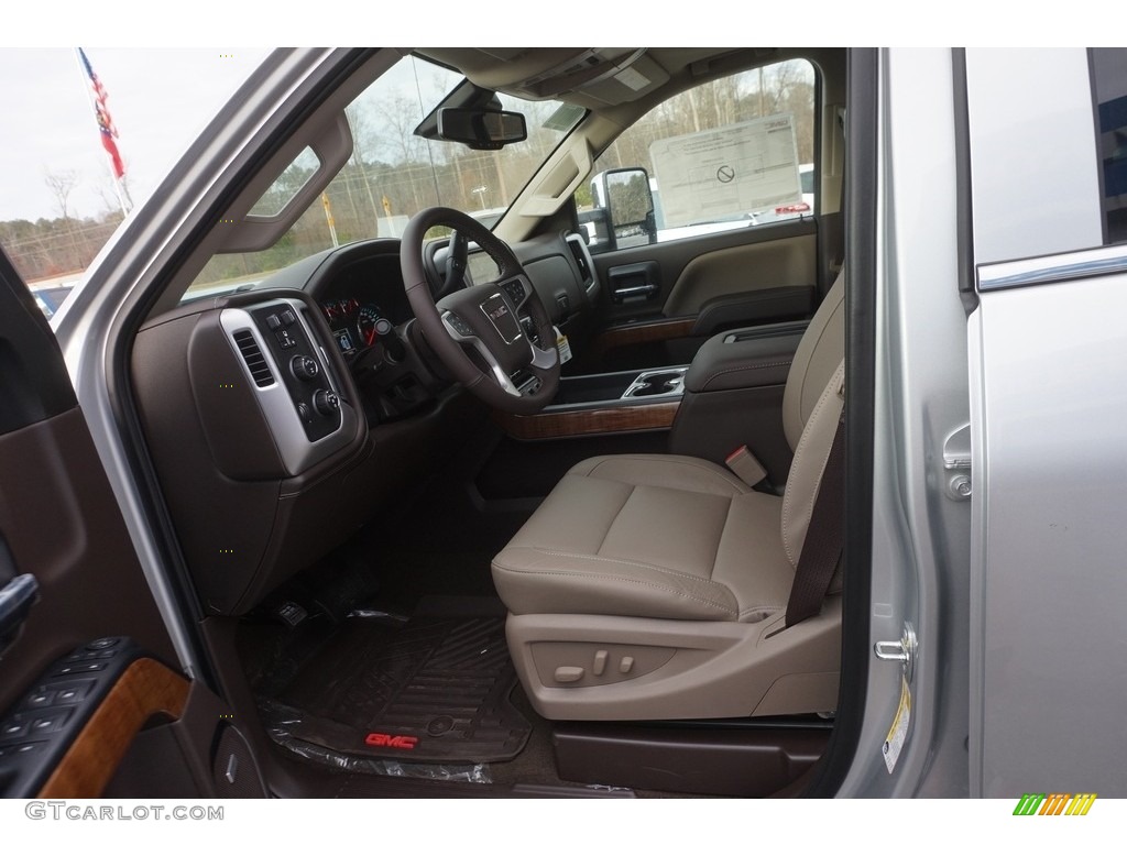Cocoa/­Dune Interior 2017 GMC Sierra 2500HD SLT Crew Cab 4x4 Photo #118161360