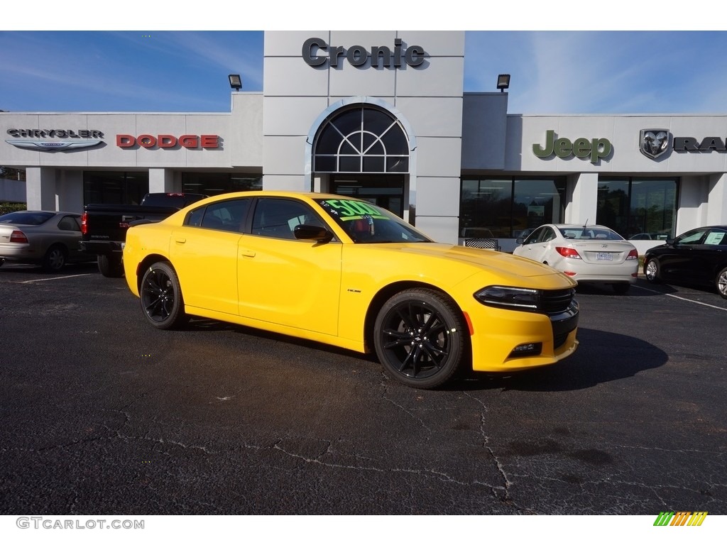 2017 Charger R/T - Yellow Jacket / Black photo #1