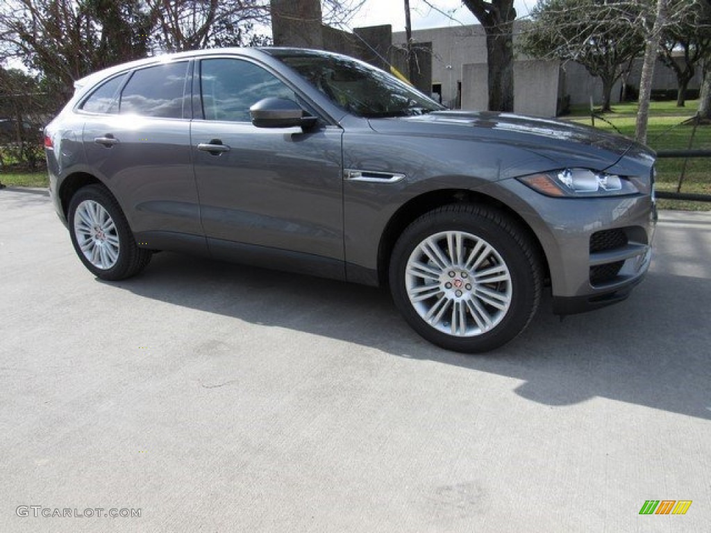 2017 F-PACE 35t AWD Premium - Ammonite Grey / Jet photo #1