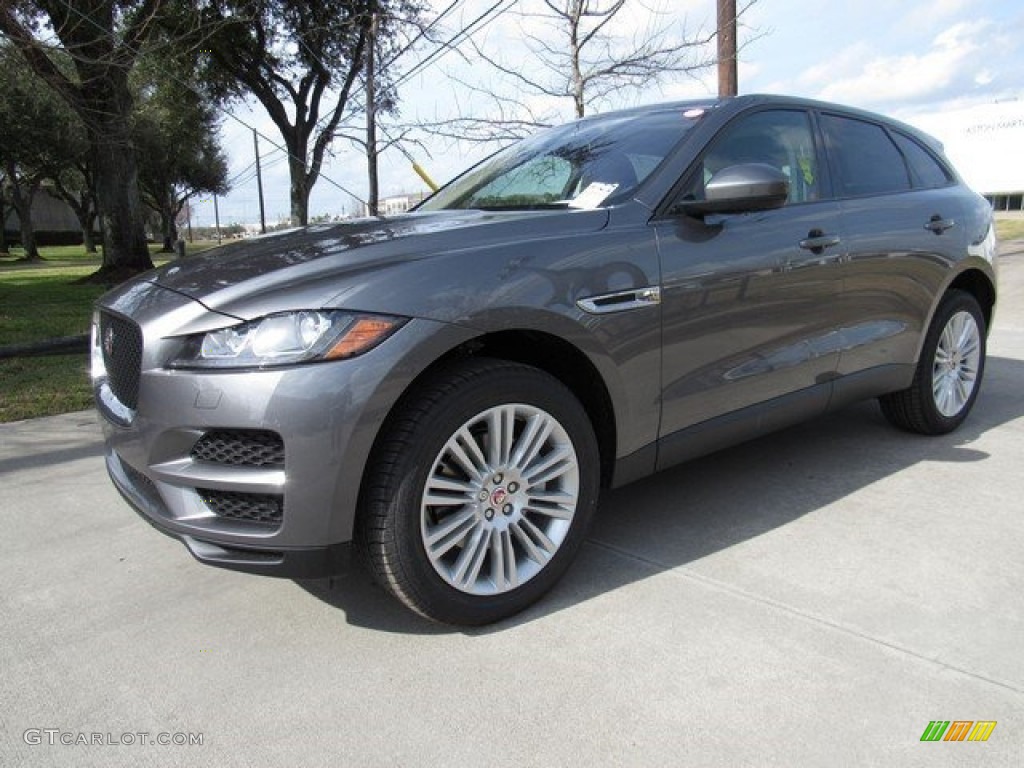 Ammonite Grey 2017 Jaguar F-PACE 35t AWD Premium Exterior Photo #118162137