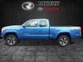 2016 Blazing Blue Pearl Toyota Tacoma TRD Sport Access Cab 4x4  photo #4