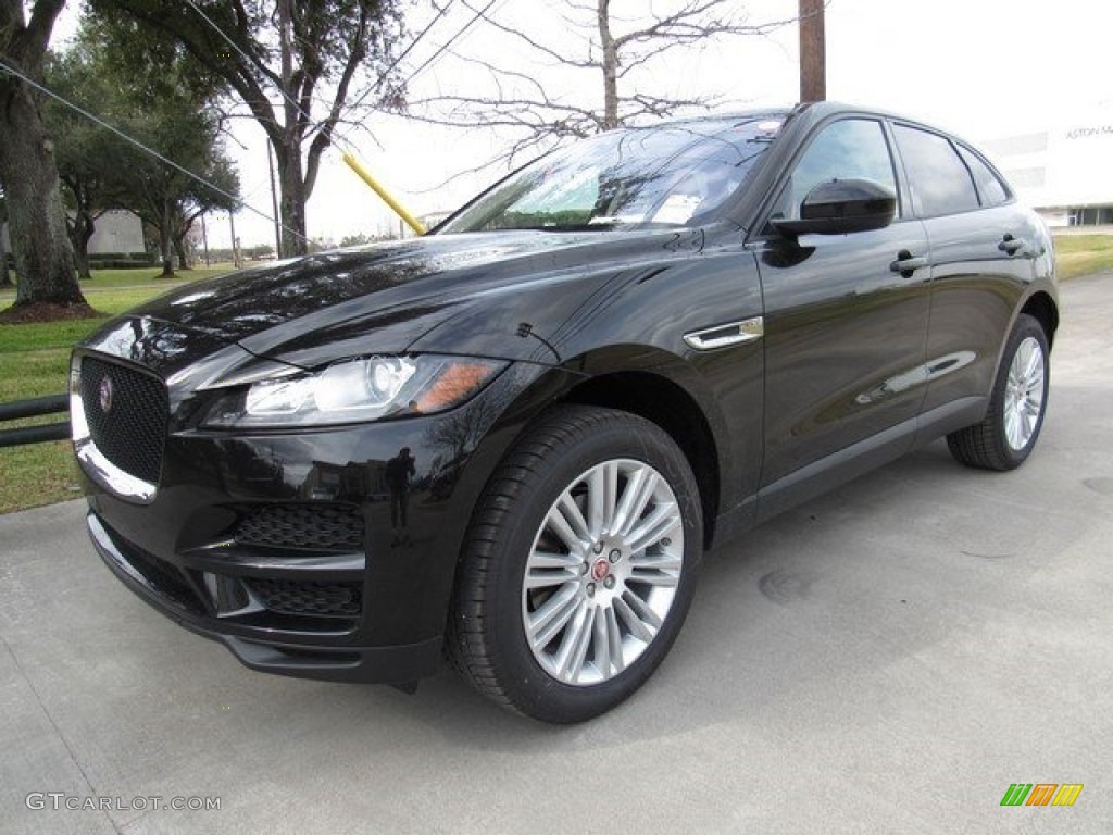 Ultimate Black 2017 Jaguar F-PACE 35t AWD Premium Exterior Photo #118162590