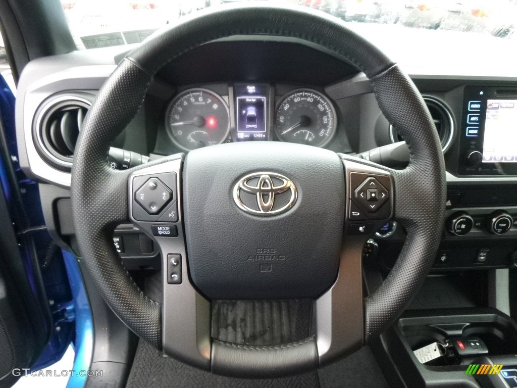 2016 Toyota Tacoma TRD Sport Access Cab 4x4 TRD Graphite Steering Wheel Photo #118162887