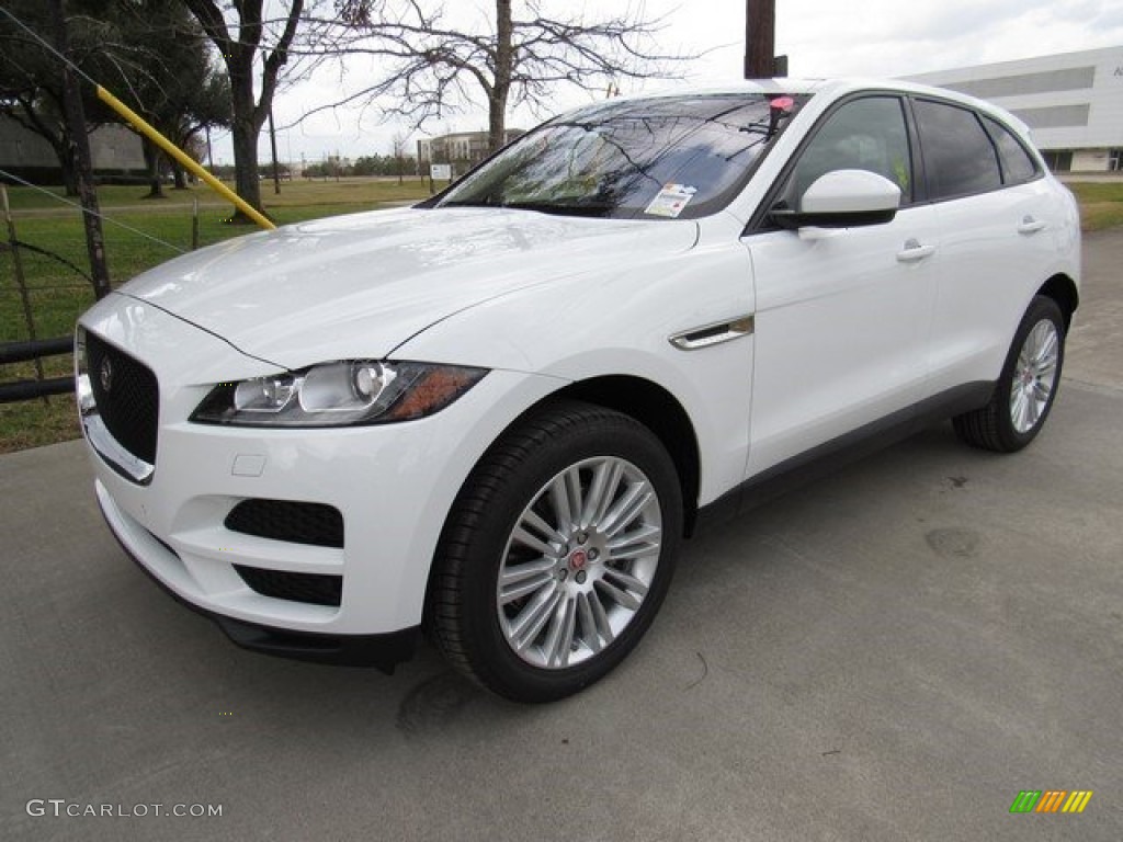 Polaris White 2017 Jaguar F-PACE 35t AWD Premium Exterior Photo #118163034