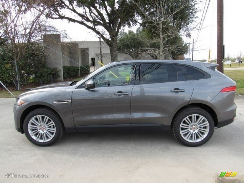 Ammonite Grey 2017 Jaguar F-PACE 35t AWD Premium Exterior Photo #118163517