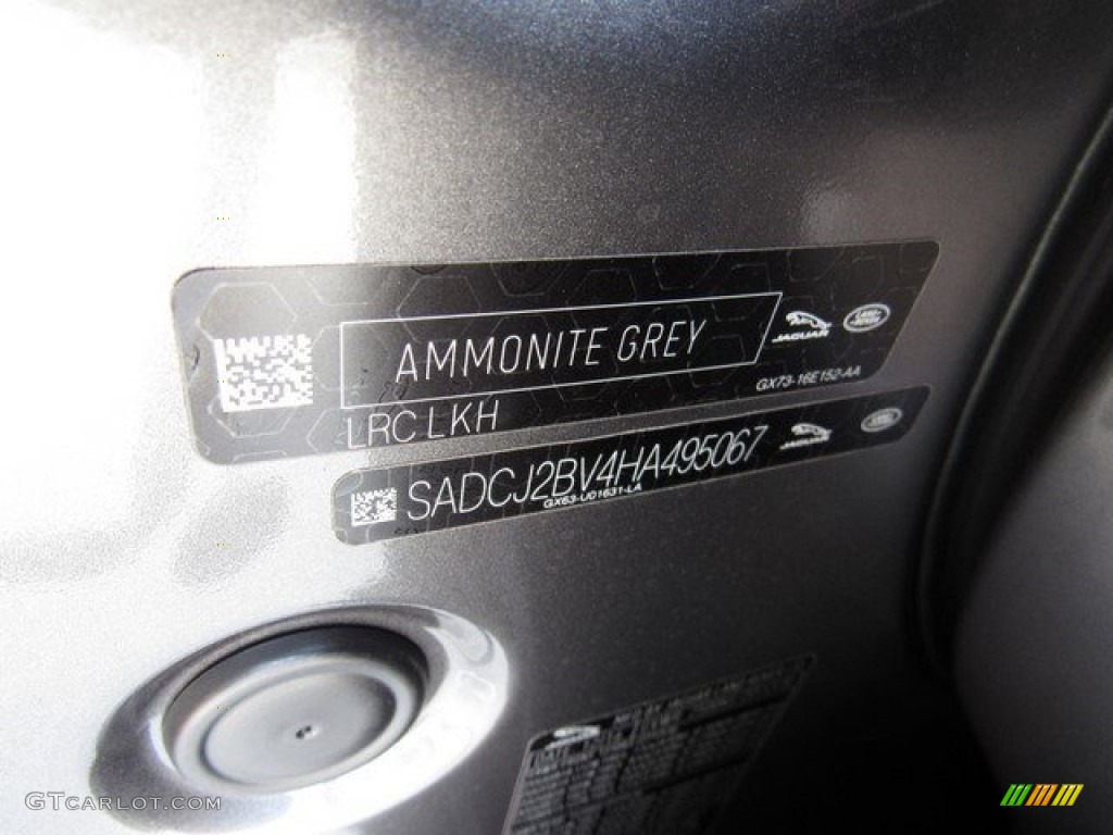 2017 F-PACE Color Code LKH for Ammonite Grey Photo #118163754