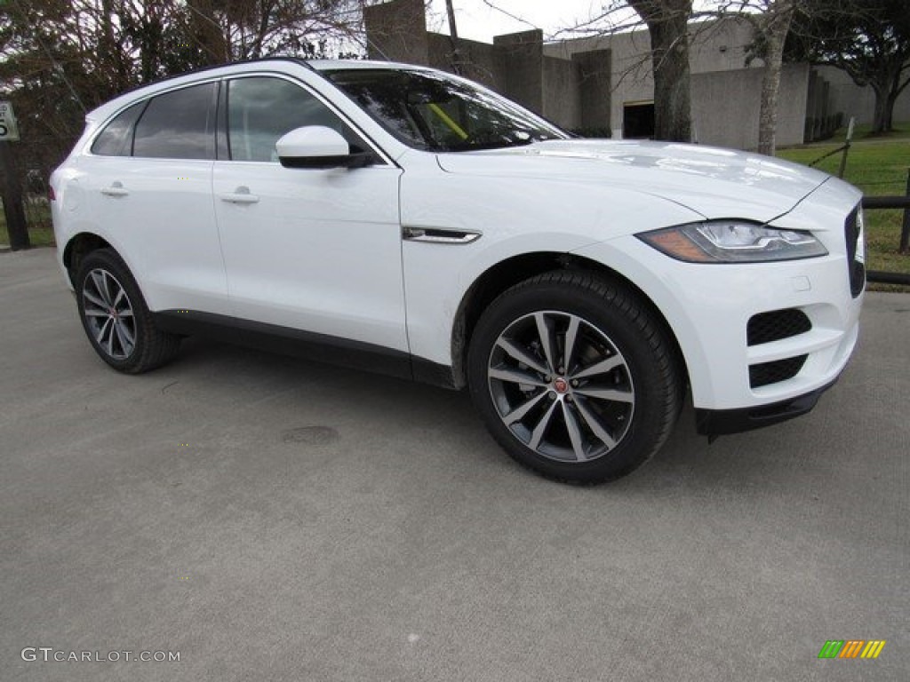 Polaris White 2017 Jaguar F-PACE 20d AWD Prestige Exterior Photo #118163772