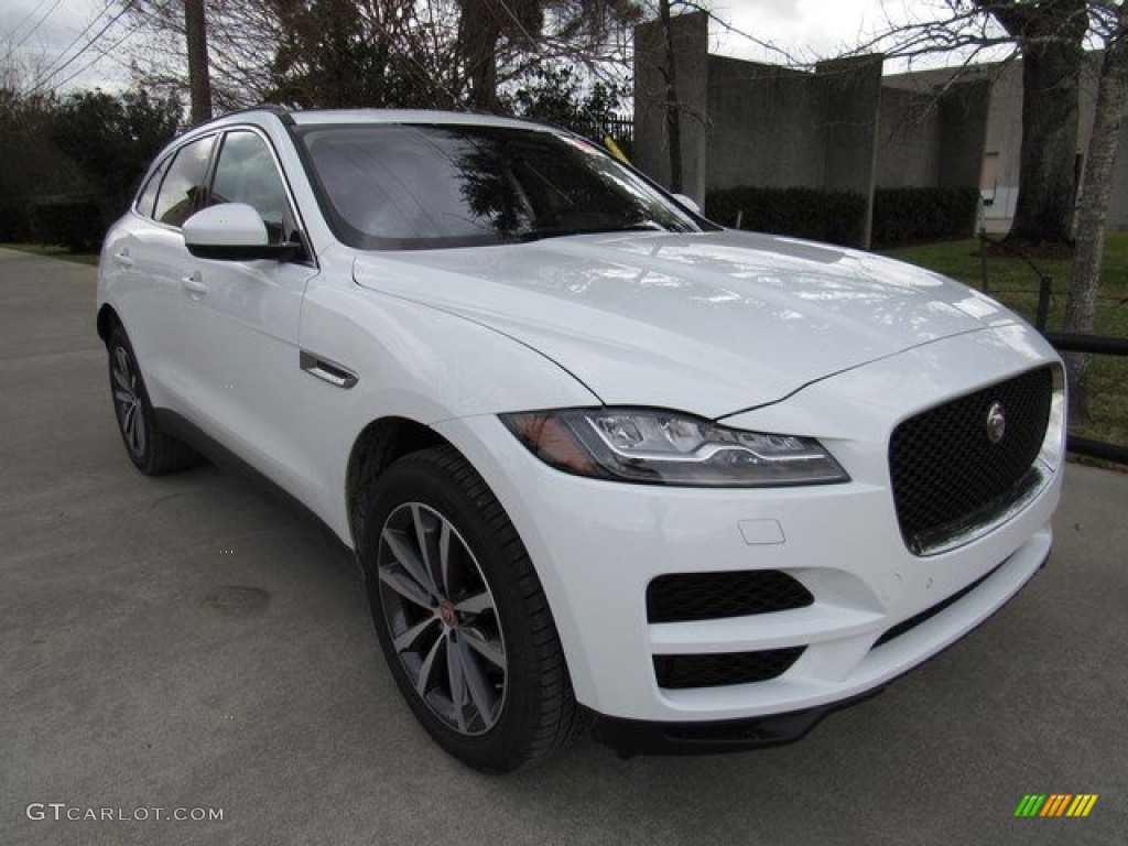Polaris White 2017 Jaguar F-PACE 20d AWD Prestige Exterior Photo #118163793