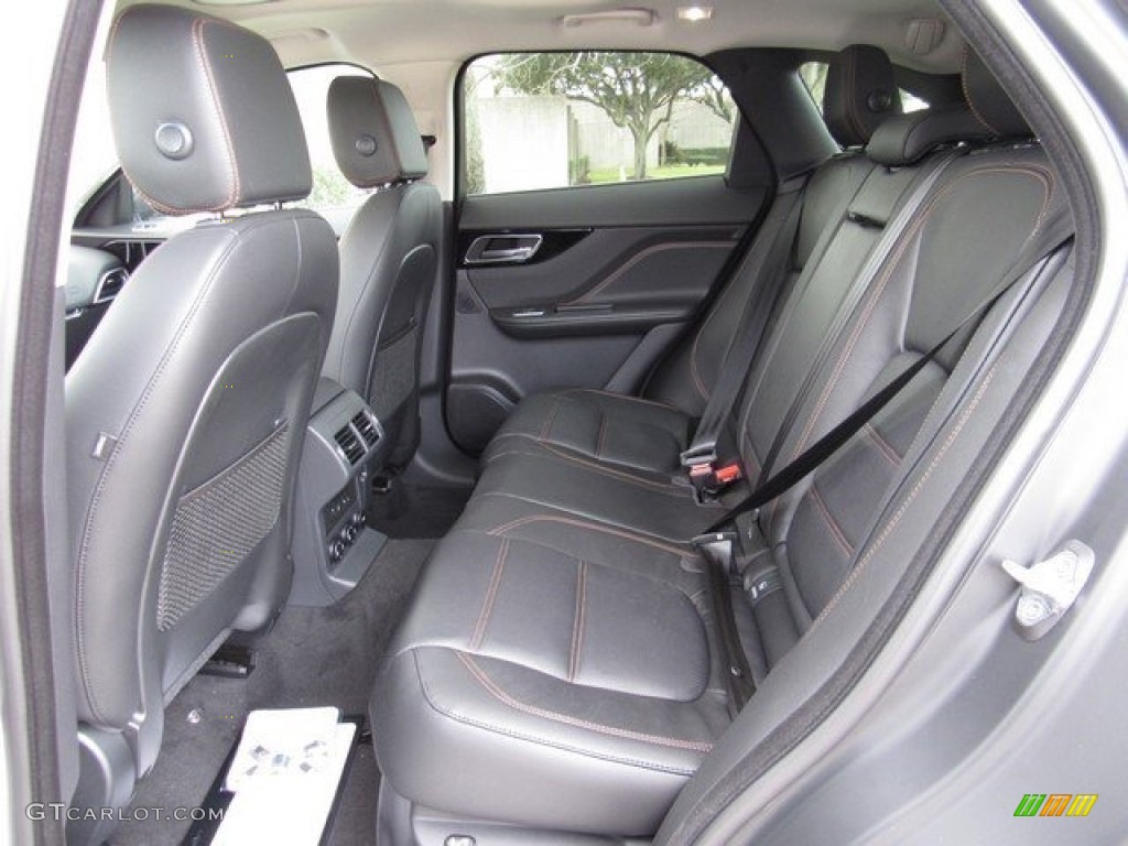 2017 Jaguar F-PACE 20d AWD Prestige Rear Seat Photo #118163856