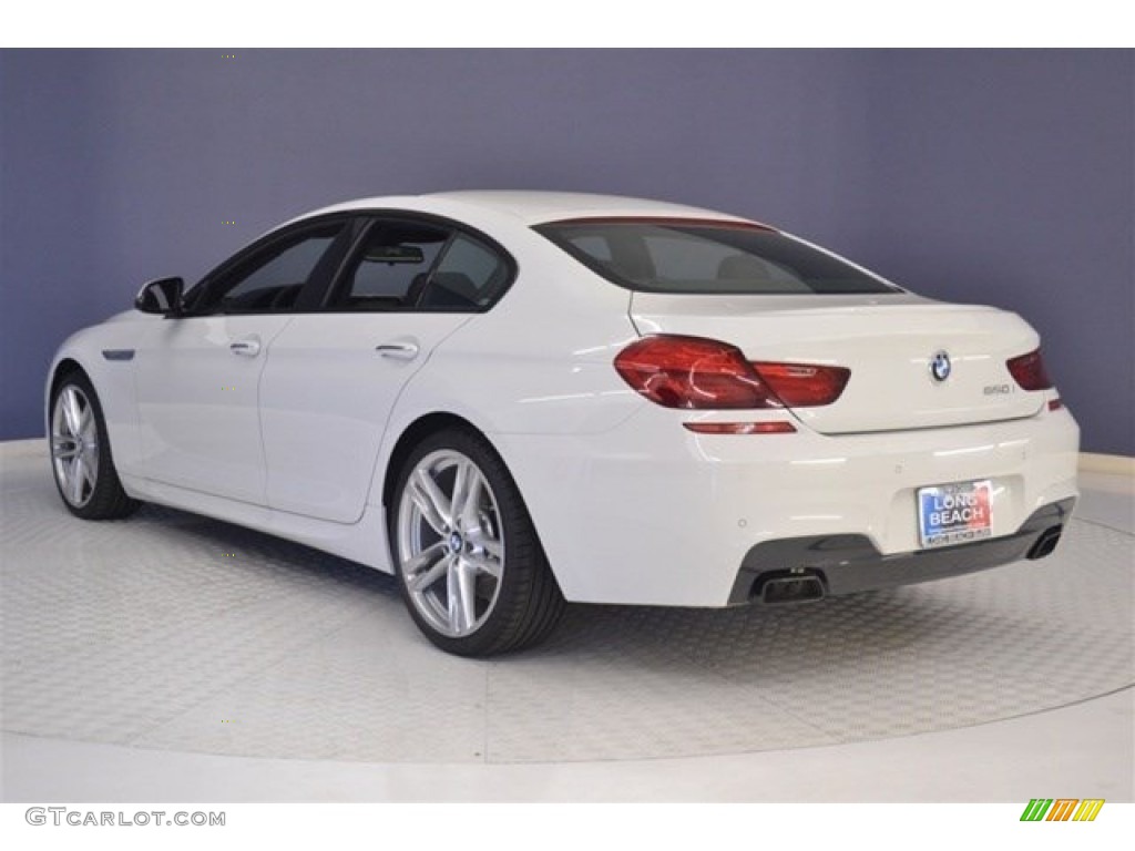 2017 6 Series 650i Gran Coupe - Alpine White / Black photo #4