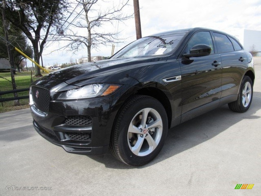 Ultimate Black 2017 Jaguar F-PACE 35t AWD Premium Exterior Photo #118164399