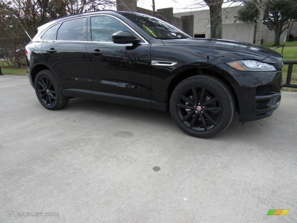 2017 F-PACE 20d AWD Prestige - Ultimate Black / Jet photo #1