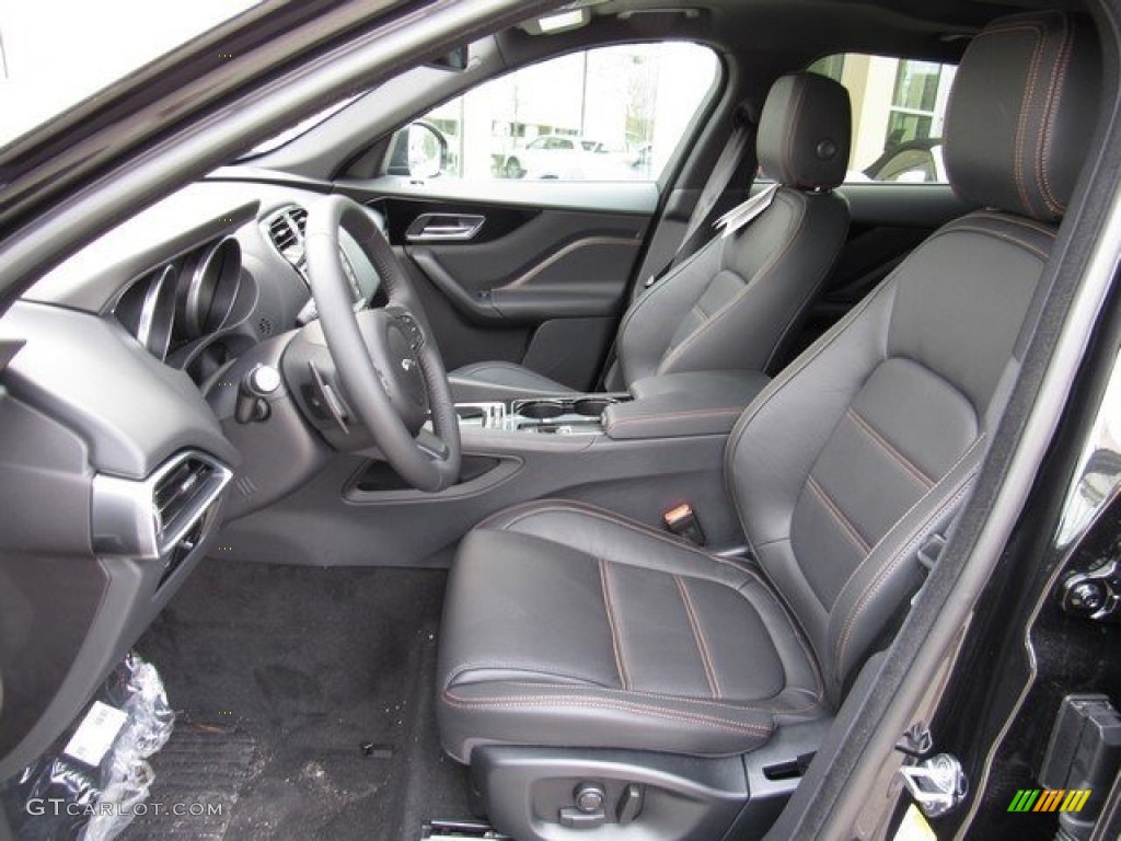 Jet Interior 2017 Jaguar F-PACE 20d AWD Prestige Photo #118164708