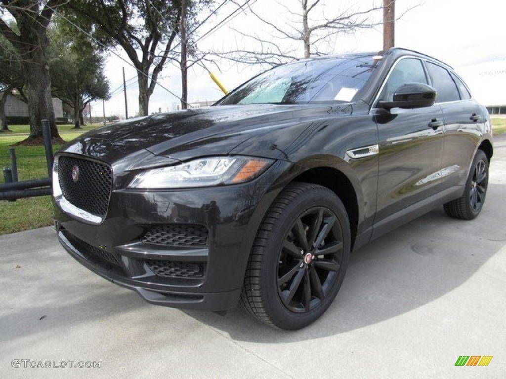 Ultimate Black 2017 Jaguar F-PACE 20d AWD Prestige Exterior Photo #118164861