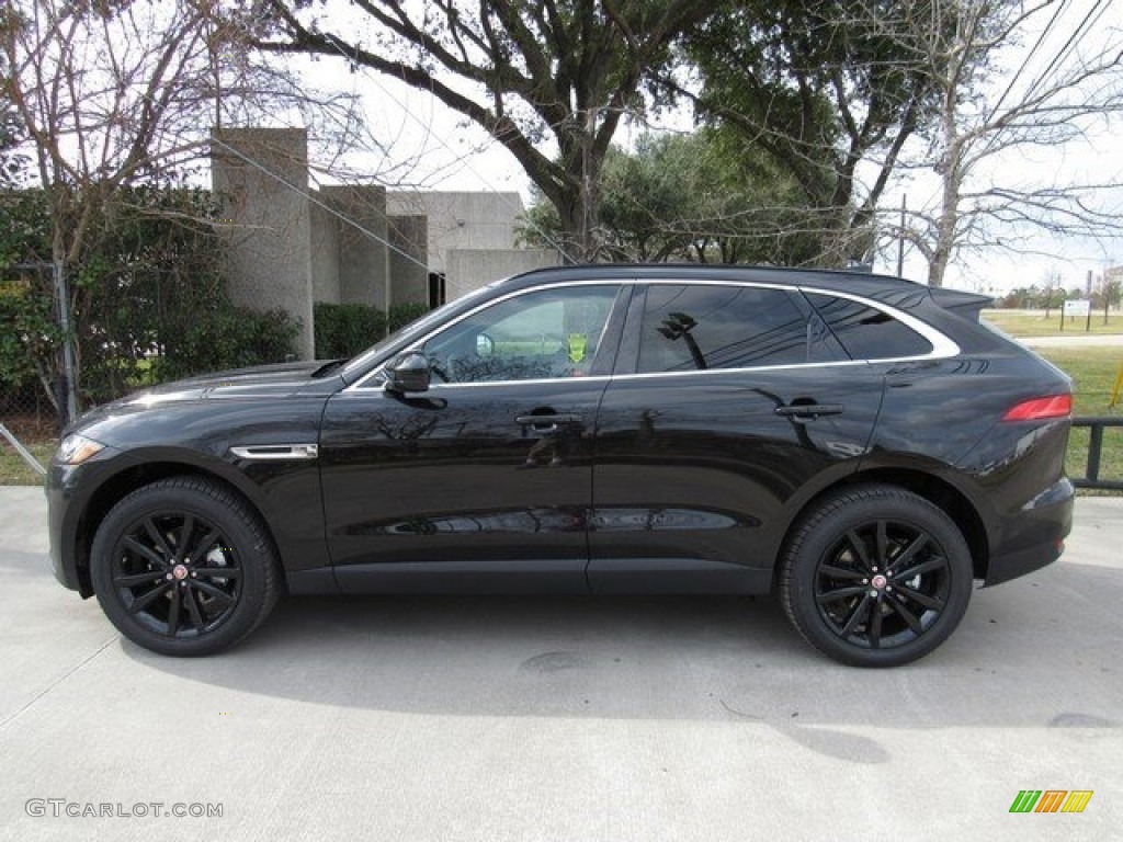 Ultimate Black 2017 Jaguar F-PACE 20d AWD Prestige Exterior Photo #118164882