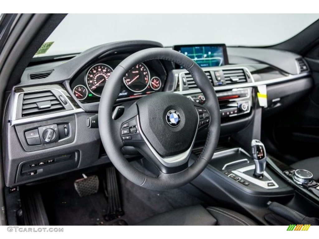 2017 3 Series 330e iPerfomance Sedan - Mineral Grey Metallic / Black photo #6