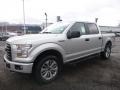 2017 Ingot Silver Ford F150 XL SuperCrew 4x4  photo #7