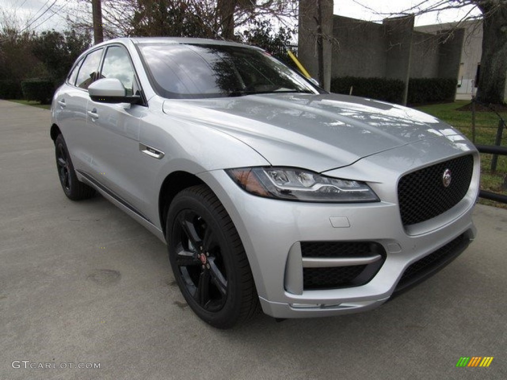 Rodium Silver 2017 Jaguar F-PACE 35t AWD R-Sport Exterior Photo #118165158