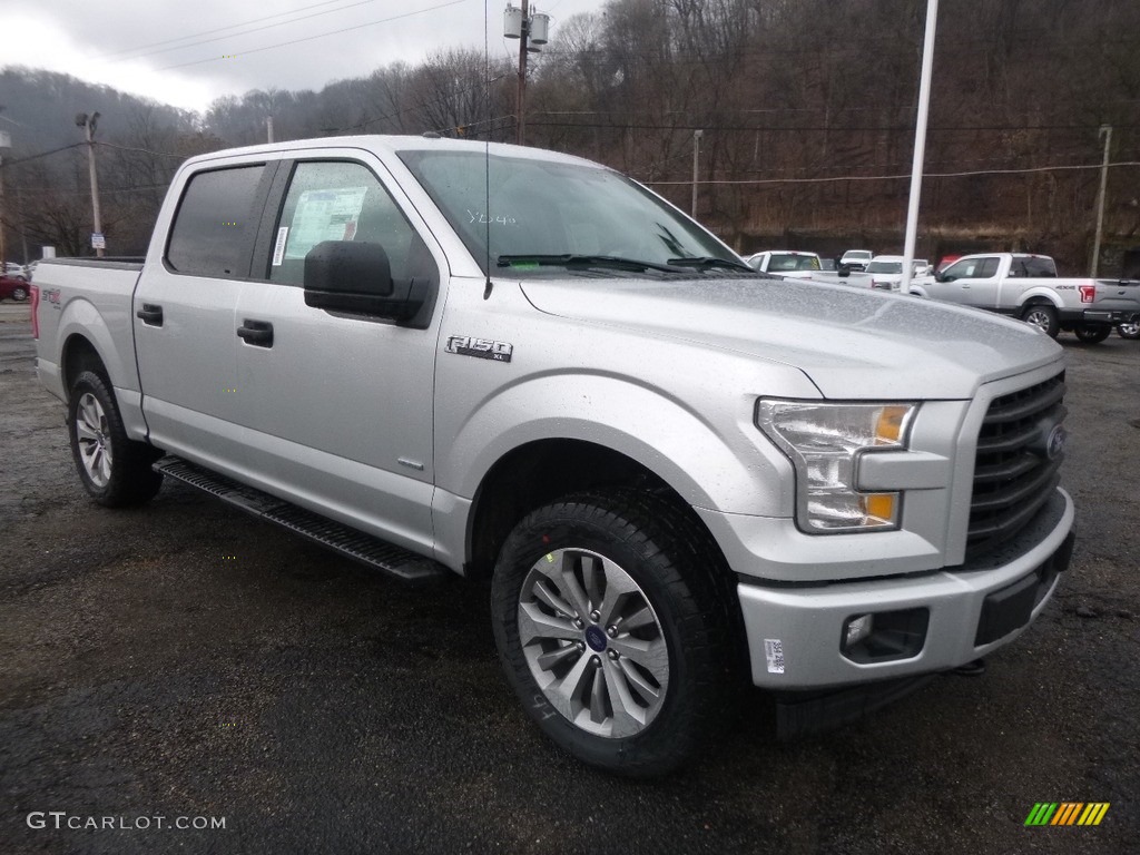 2017 F150 XL SuperCrew 4x4 - Ingot Silver / Black photo #9